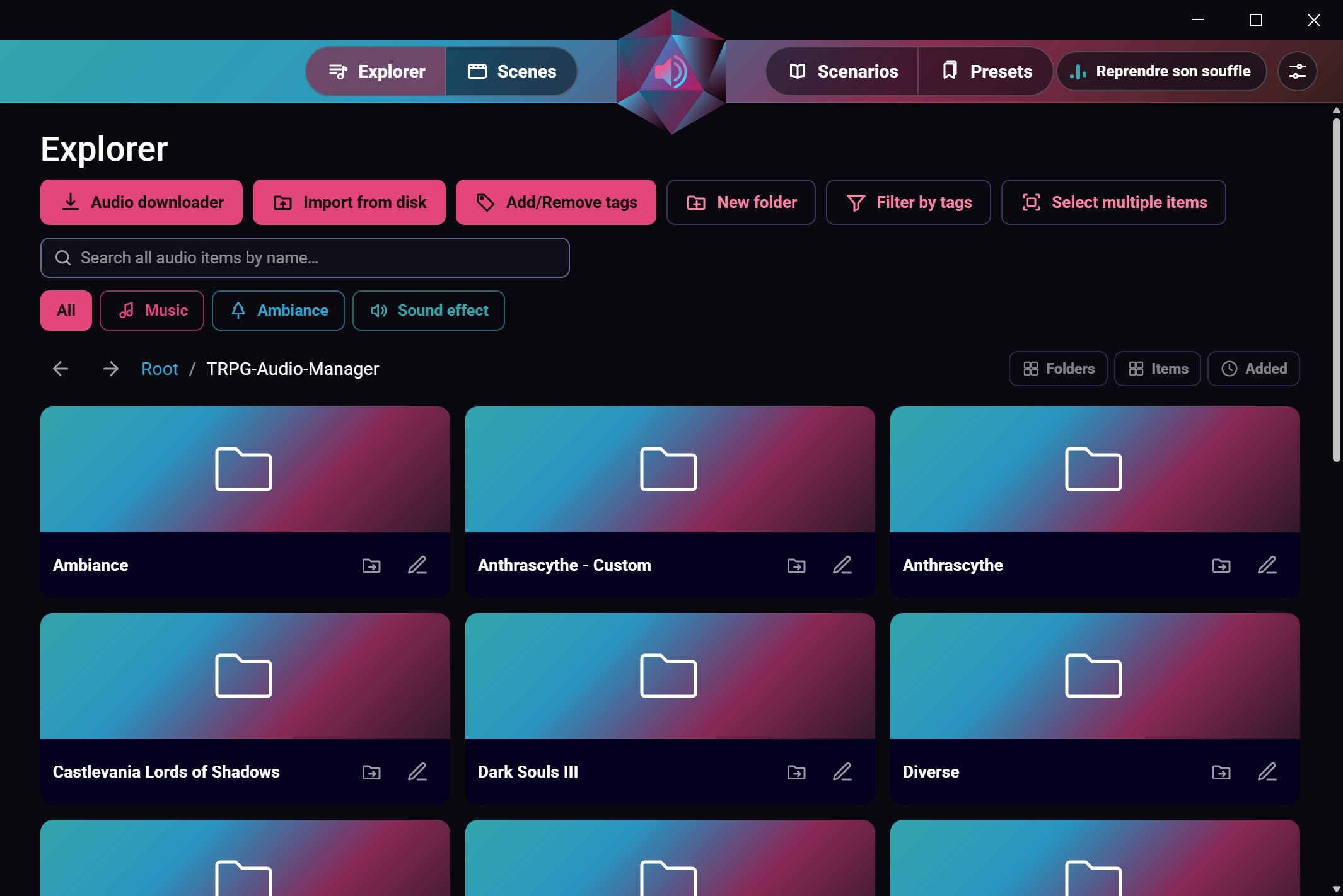 Folders and filters